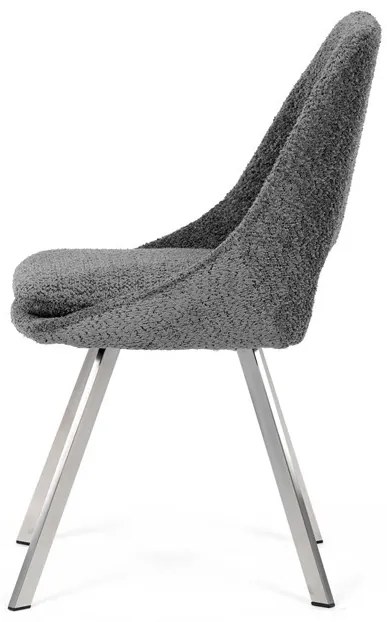 Szürke Bouclé Étkezőszék. DCL-W1174 GREY2