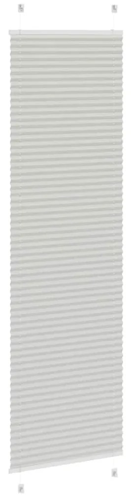 pliszírozott redőny világosszürke 60x200 cm szövetszélesség