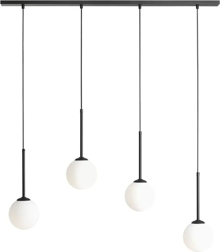 ALDEX 1087L1 BOSSO Modern Led Függesztett Lámpa Fekete E14 IP20