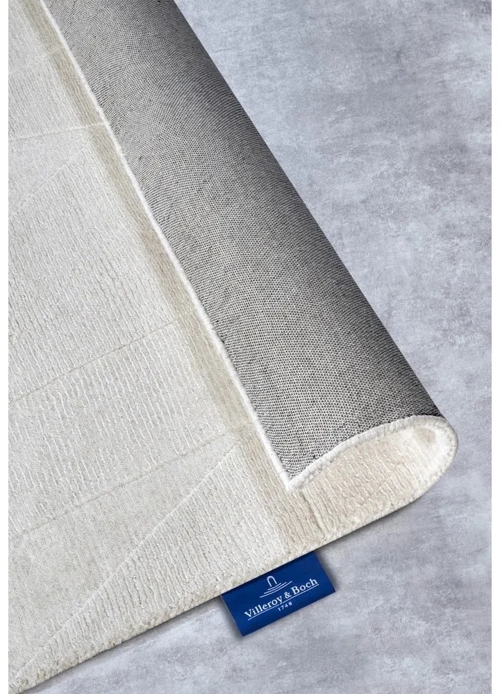 Krémszínű kézi szövésű gyapjú futószőnyeg 80x250 cm Ursule – Villeroy&amp;Boch