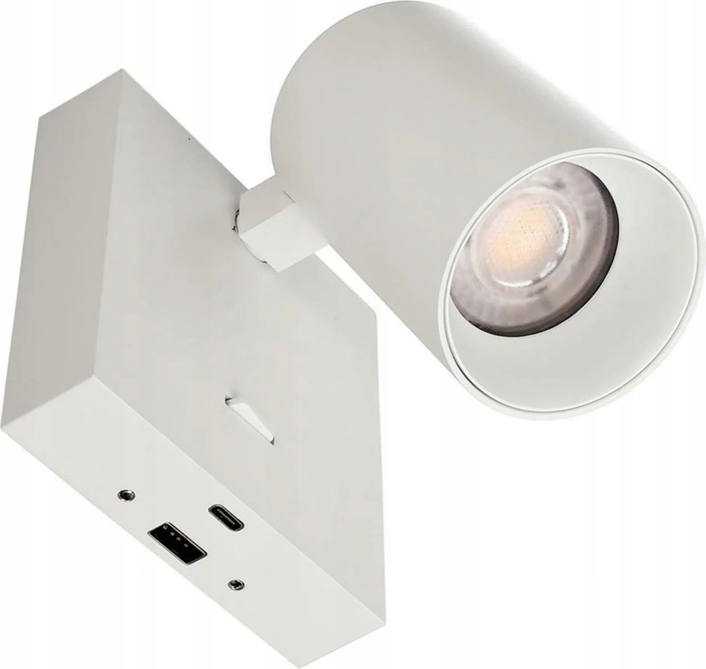 Könnyű benyomások Deko-Light falra szerelhető lámpa Can Tilt négyzet alakú