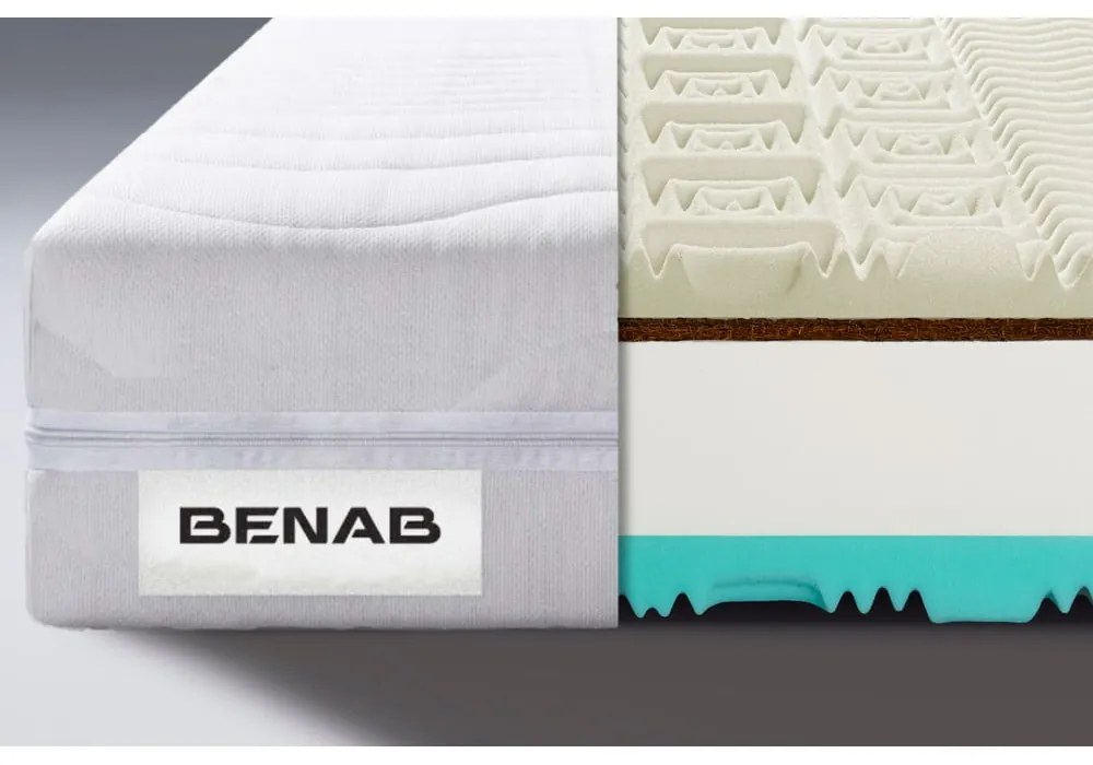 Kemény-közepes keménységű kétoldalas hab matrac 90x200 cm Visco Touch – BENAB