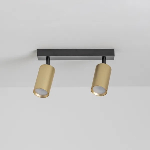 Brilagi - LED dimmelhető spotlámpa SELE GOLDEN 2xGU10/6,5W/230V fekete/arany