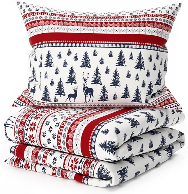 Mikroszálas ágyneműhuzat TWINKLE CHRISTMAS színes Ágyneműhuzat mérete: 70 x 90 cm | 140 x 220 cm