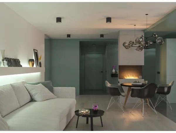 InFire - Beépíthető BIO kandalló 80x45 cm 3kW fekete