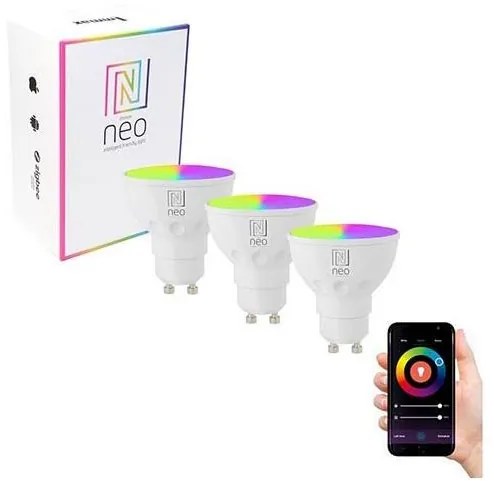 Immax NEO 07724C - KÉSZLET 3x LED RGB+CCT Dimmelhető izzó GU10/4,8W/230V Wi-Fi Tuya