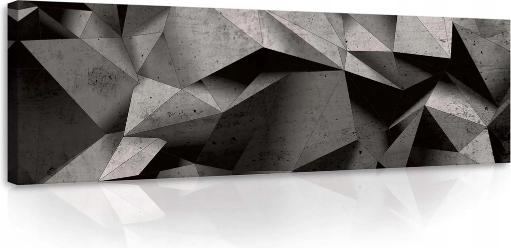 Vászonkép 145x45 Geometrikus Beton Loft Absztrakt Ipari Árnyékok