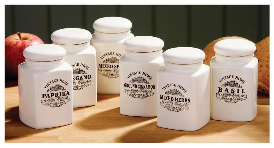 Fűszertartó készlet 6 db-os Vintage Home – Premier Housewares