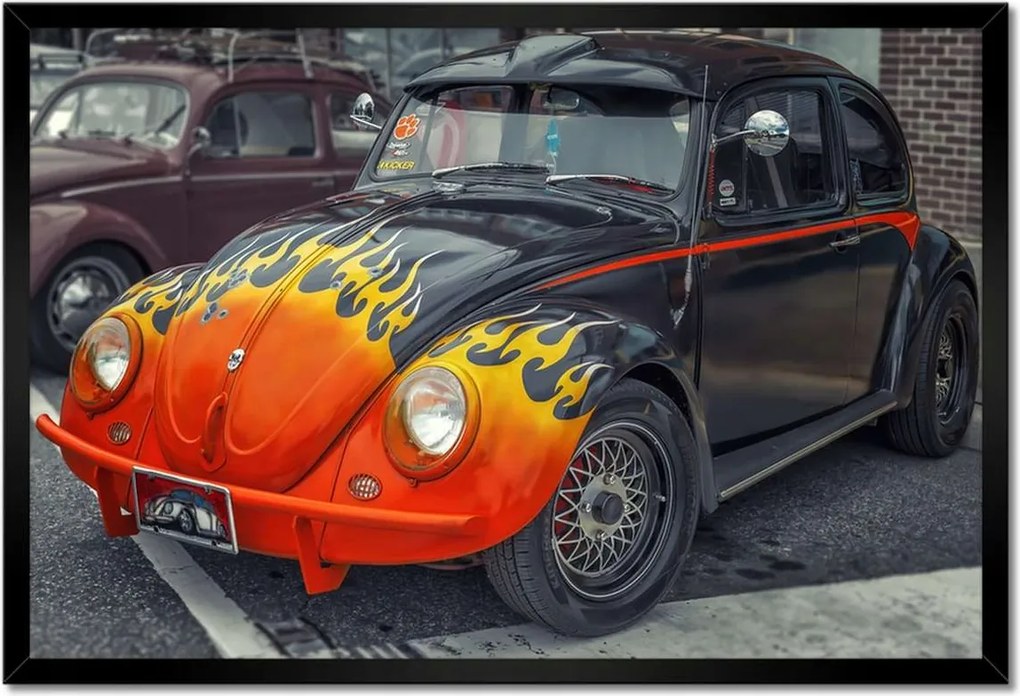 Poszterek keretben 60x40 Tűzbogár Volkswagen