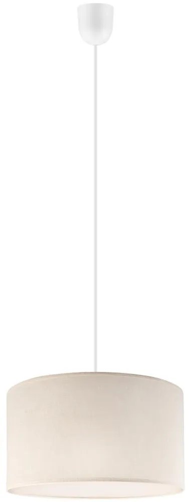 Csillár zsinóron SIRJA 1xE27/60W/230V krém