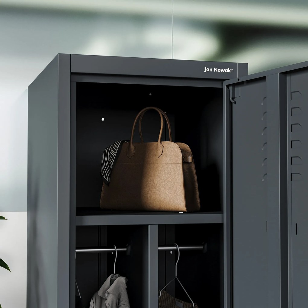 KACPER 1 Plus fém munkavállalói szekrény 400 x 1800 x 500 mm