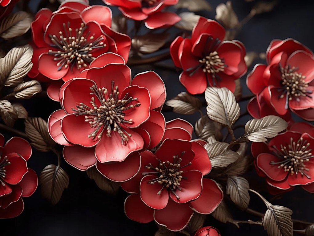 Poszter 20x15cm Virágos mese