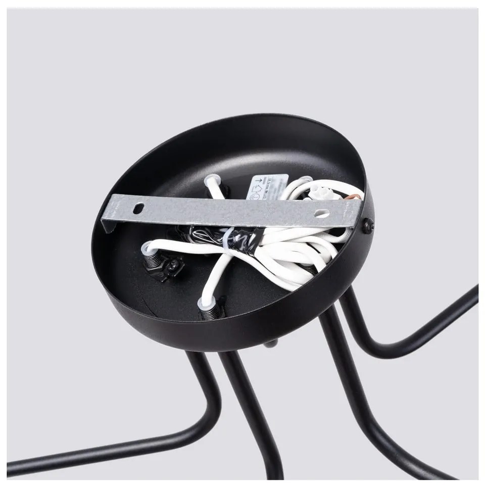 Fekete-fehér mennyezeti lámpa Beam – Sollux