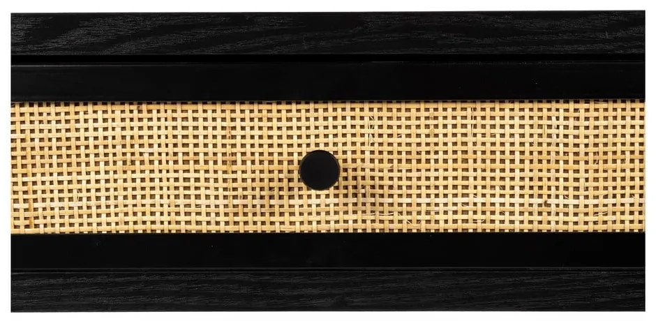 Fekete konzolasztal 40x120 cm Guuji – White Label