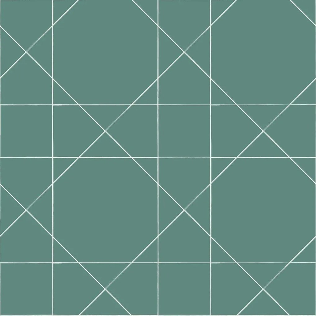 Flizelin tapéta négyzetek téglalapok zöld