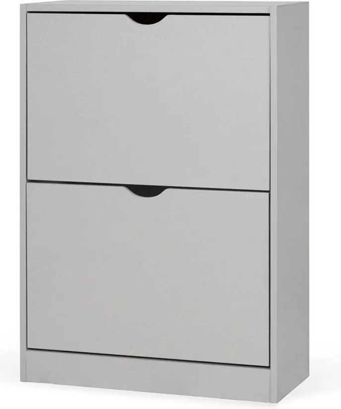 Szürke billenő ajtós cipőtartó 60x82x24 cm Stelo – Bonami Essentials