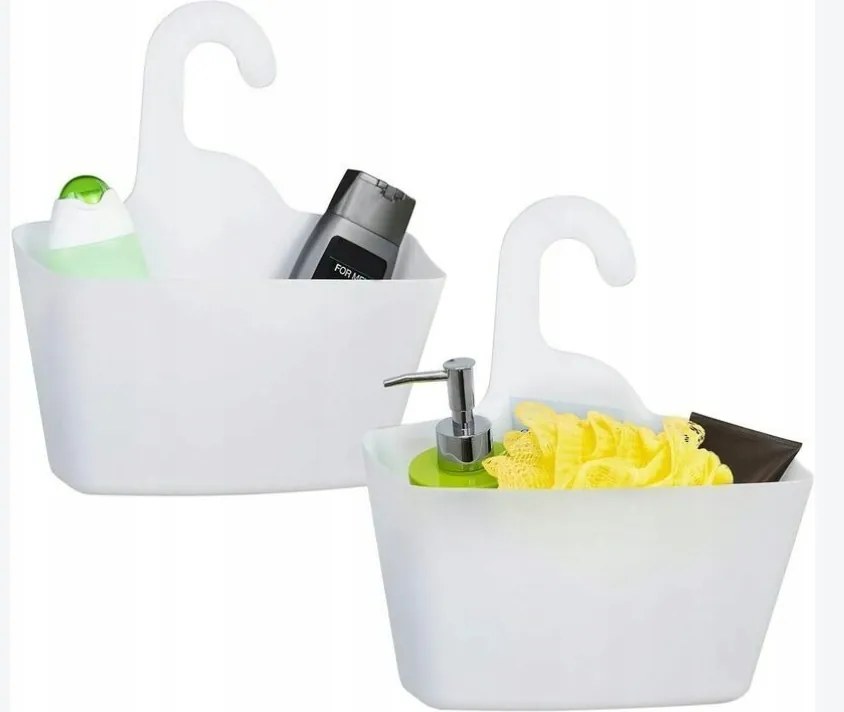 2x Kosár multifunkciós rendszerező fürdőszoba zuhany polc , garázs