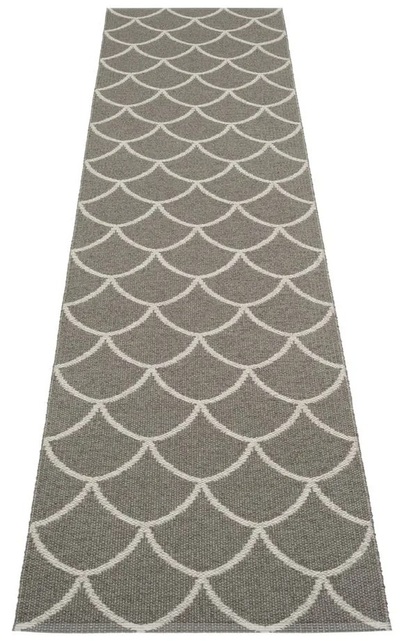 Szürke kültéri-beltéri futószőnyeg 70x300 cm Kotte Charcoal – Pappelina