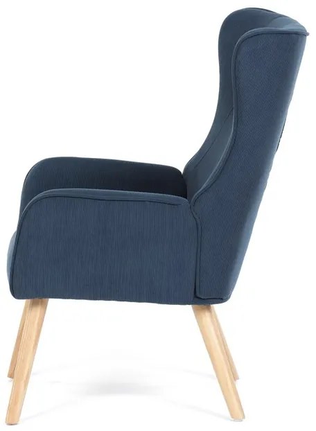 Kék Kordbársony U-Fotel. AK-314 BLUE2