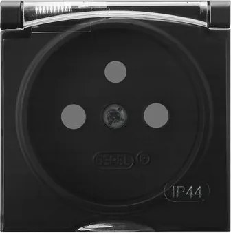 Aria Hermetikus aljzat fedél tűvel fekete PGPH-1UZ/33/d Ospel