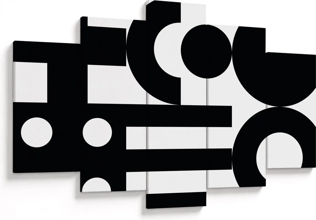 Kép - Geometriai absztrakció N⁰3 (150x105 cm)