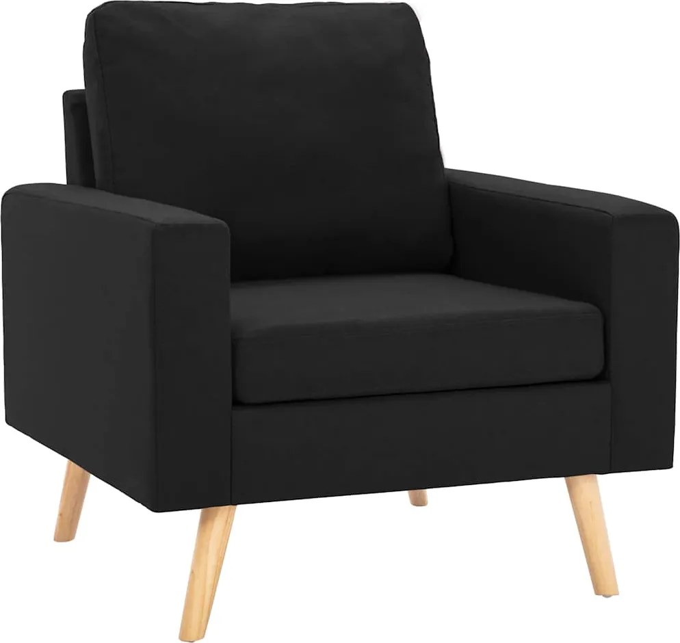 vidaXL fekete szövetfotel