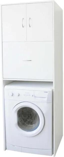 mély szekrény a mosógép fölé, fehér, NATALI TYP 9