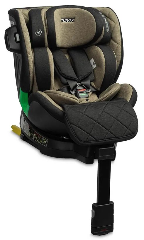 Autós gyerekülés CARETERO TUROX I-SIZE khaki