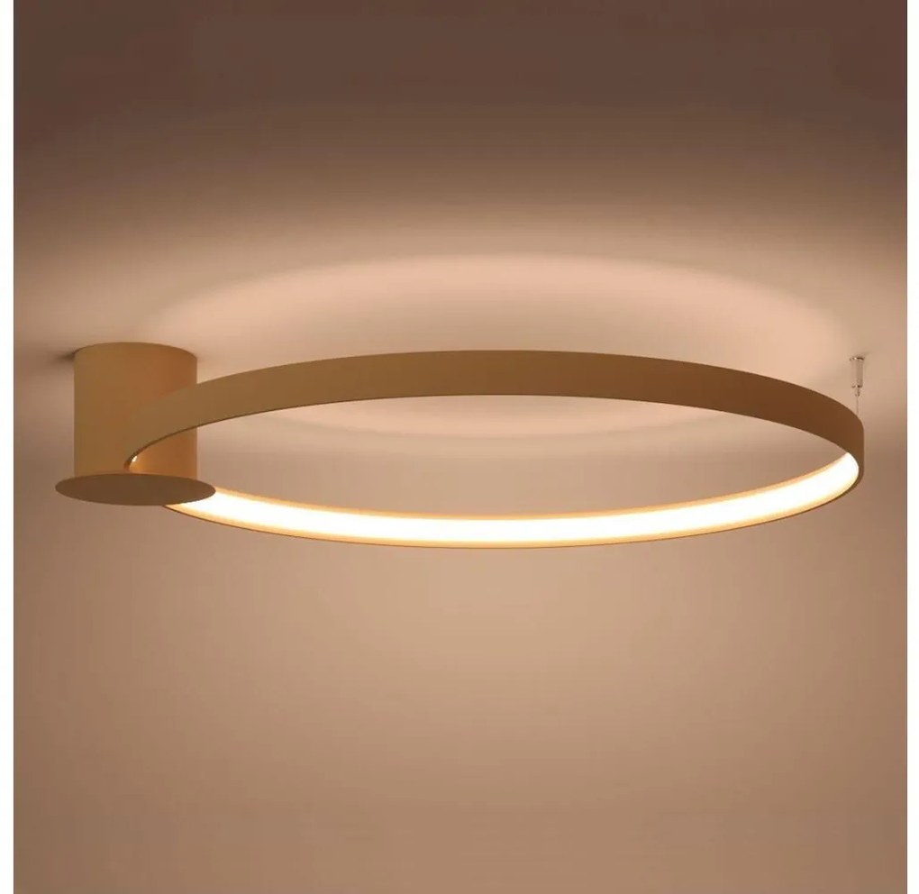 Thoro TH.224 - LED Mennyezeti lámpa RIO LED/50W/230V CRI90 3000K átm. 78 cm arany