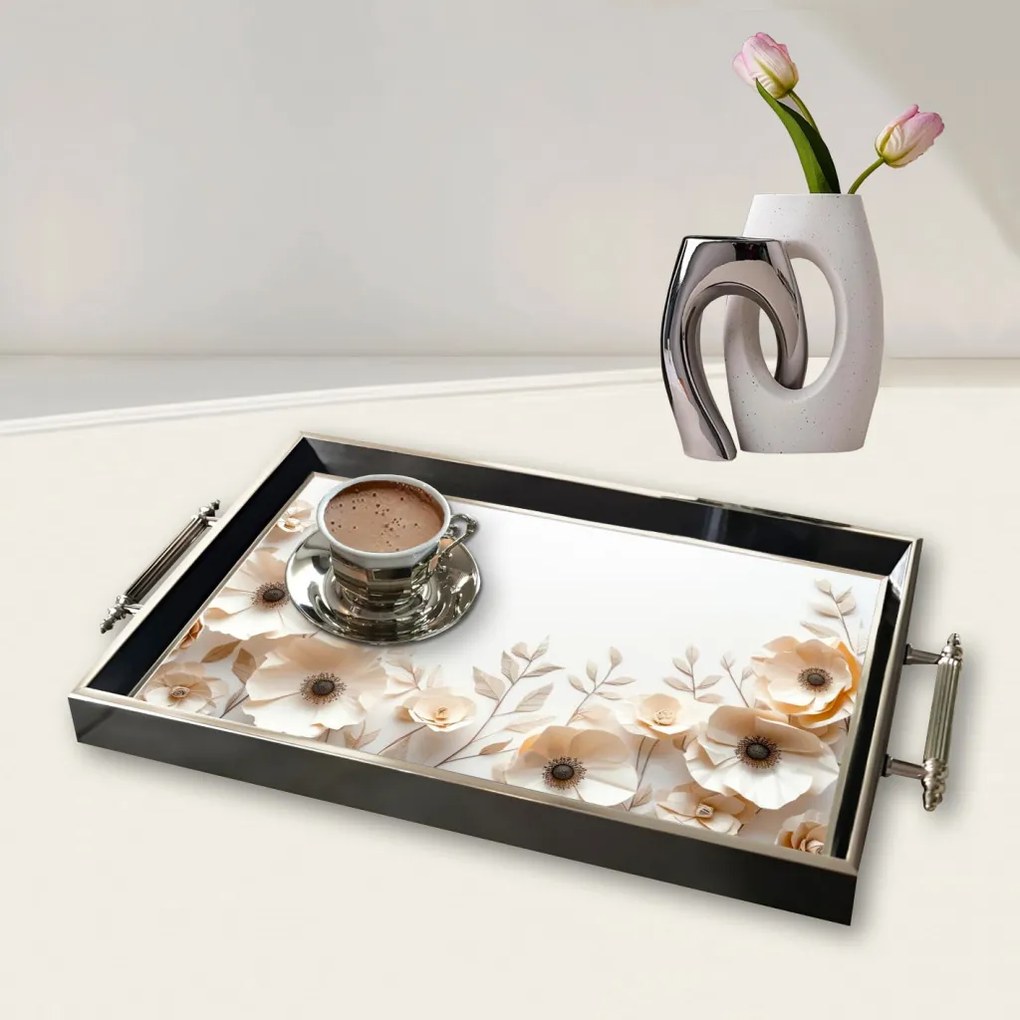 Üveg tálca, 38×24 cm – TPG9909