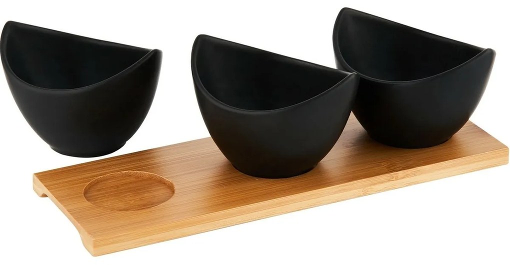 Florina Adria tálalószett, fekete