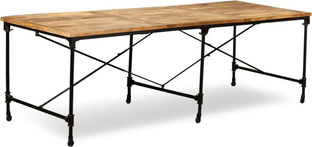 vidaXL tömör mangófa étkezőasztal 240 cm