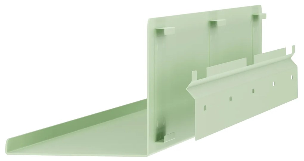 Fali polc JOANNE 700 mm, Fresh Style: pasztellzöld