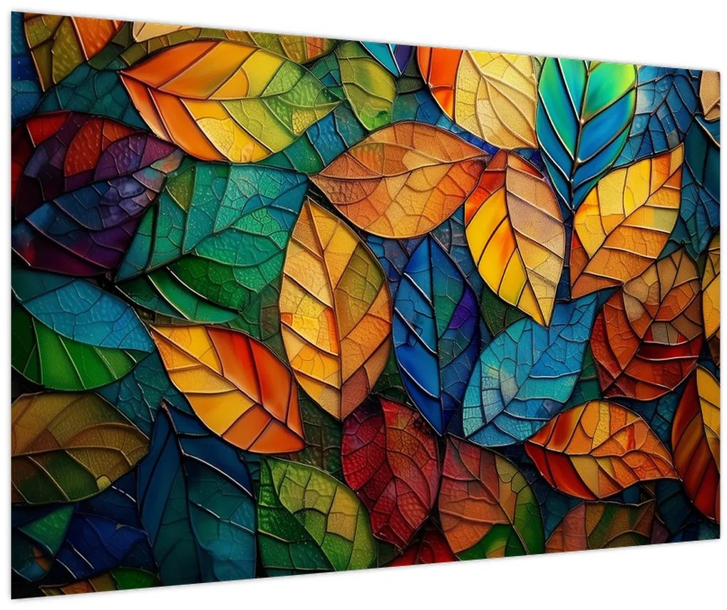 Kép - Levélmozaik (90x60 cm)