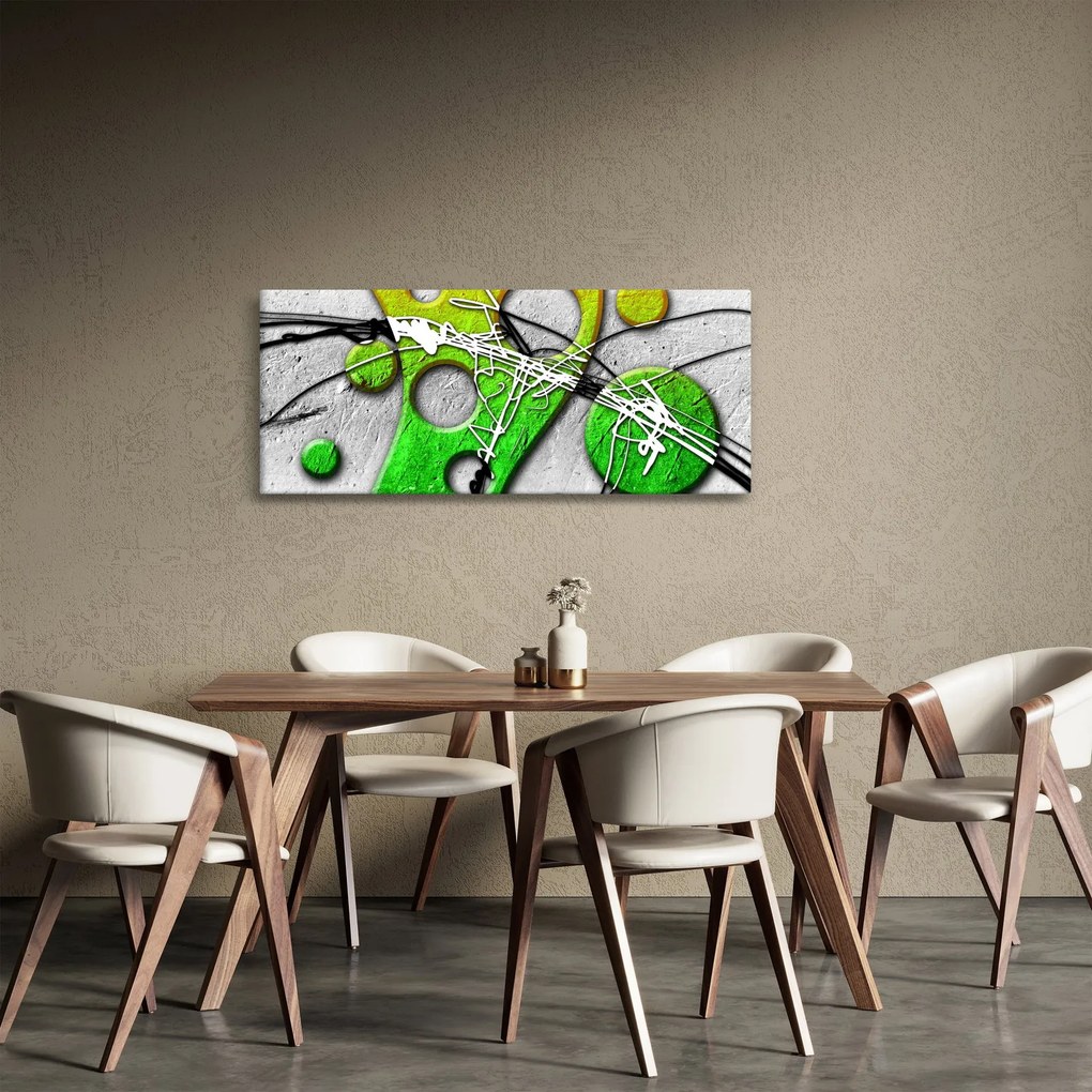 Absztrakt kép (120x50 cm)