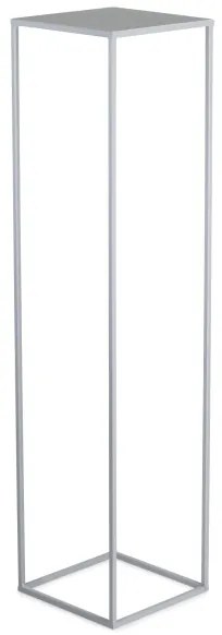 Virágállvány 100x24 cm szürke