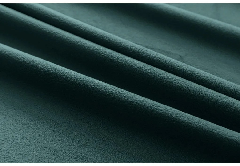 Sötétítő függöny VELVET 140x250 cm, türkiz Felfüggesztés: Hullámos sínszalag