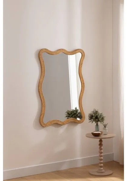 Atmosphera - MAGGIE rattan fali tükör 100x70 cm