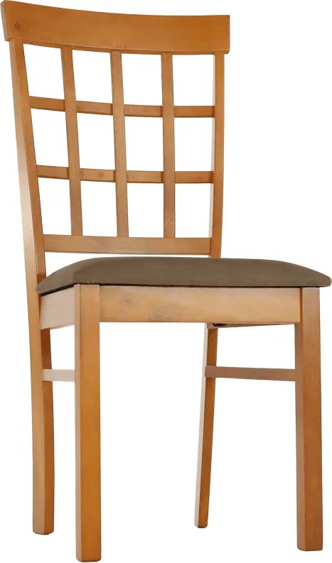 Szék, cseresznye/bézsbarna, GRID NEW