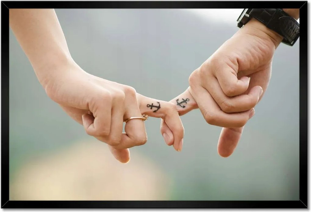 Poszterek keretben 60x40 Lehorgonyzott szerelem