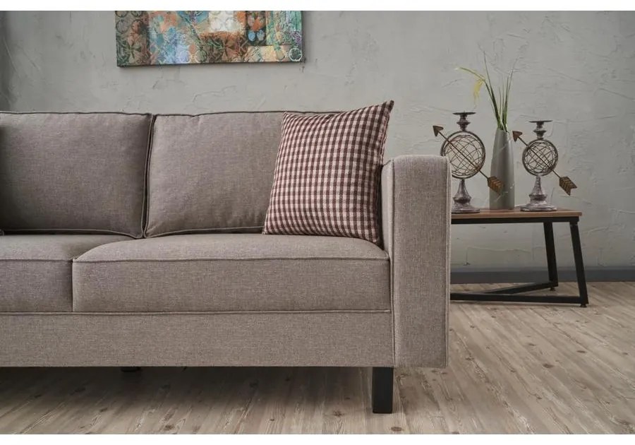 Kétszemélyes kanapé Kale Linen - Krém