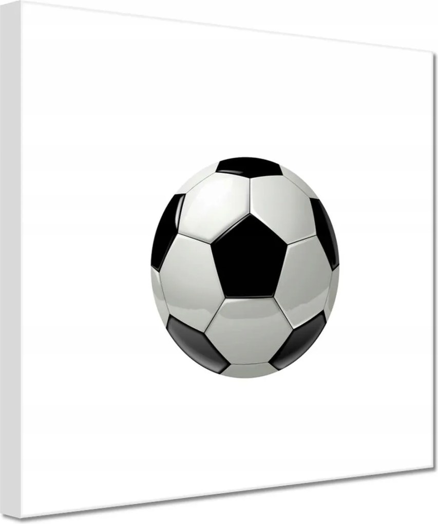 Vászonkép 20x20 Focilabda a lábhoz