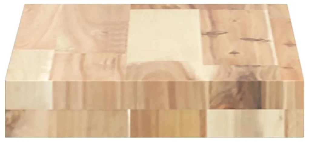 kezeletlen tömör akácfa függőpolc 60 x 20 x 4 cm