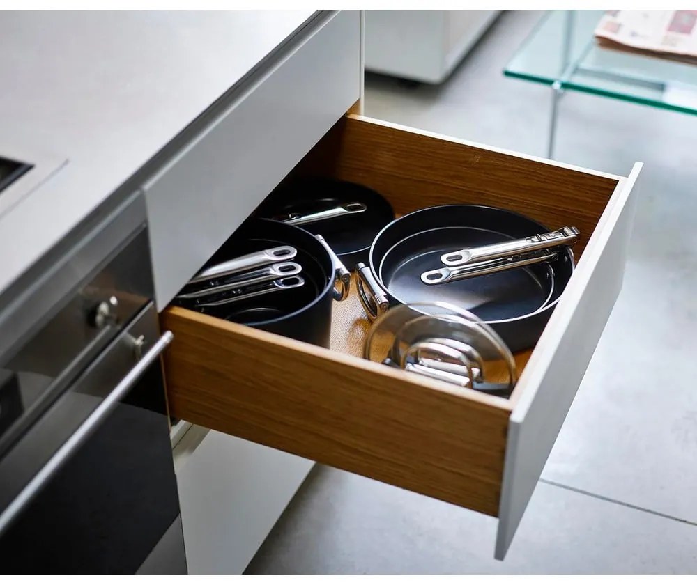 Serpenyő fedővel, kerámia felülettel ø 28 cm Space – Joseph Joseph