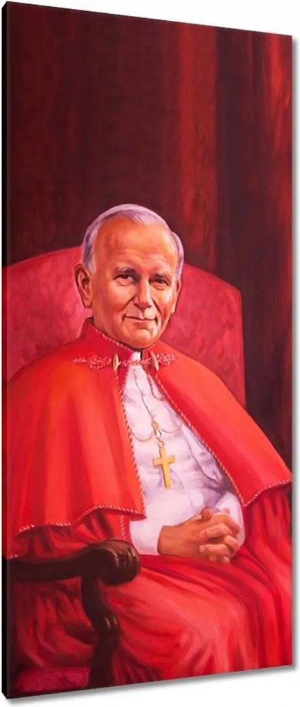 Festmények 55x115 II. János Pál pápa