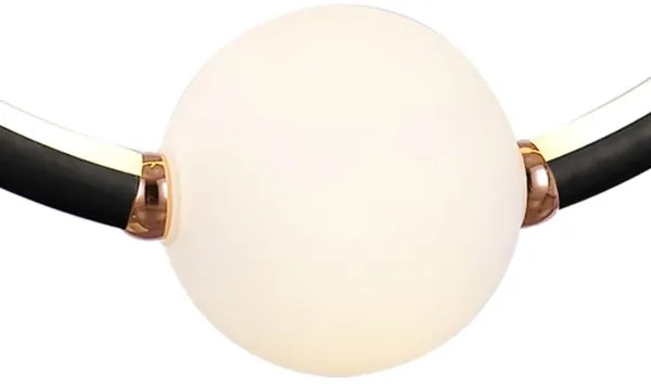 Klausen 142039 - LED Dimmelhető csillár zsinóron LIV LED/50W/230V fekete + távirányító