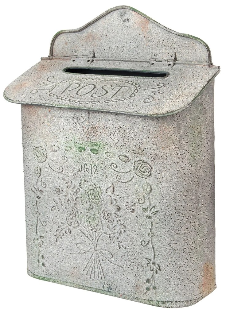Vintage postaláda virág díszes
