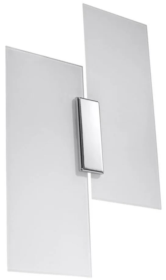 Sollux SL.0197 - Fali lámpa FABIANO 2xE27/60W/230V fehér/króm