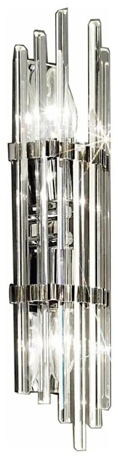 Kolarz 0342.62M.5 - Fali lámpa ONTARIO 2xE14/40W/230V 41 cm fényezett króm