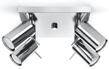 Sollux SL.0730 - Spotlámpa RING 4xGU10/10W/230V